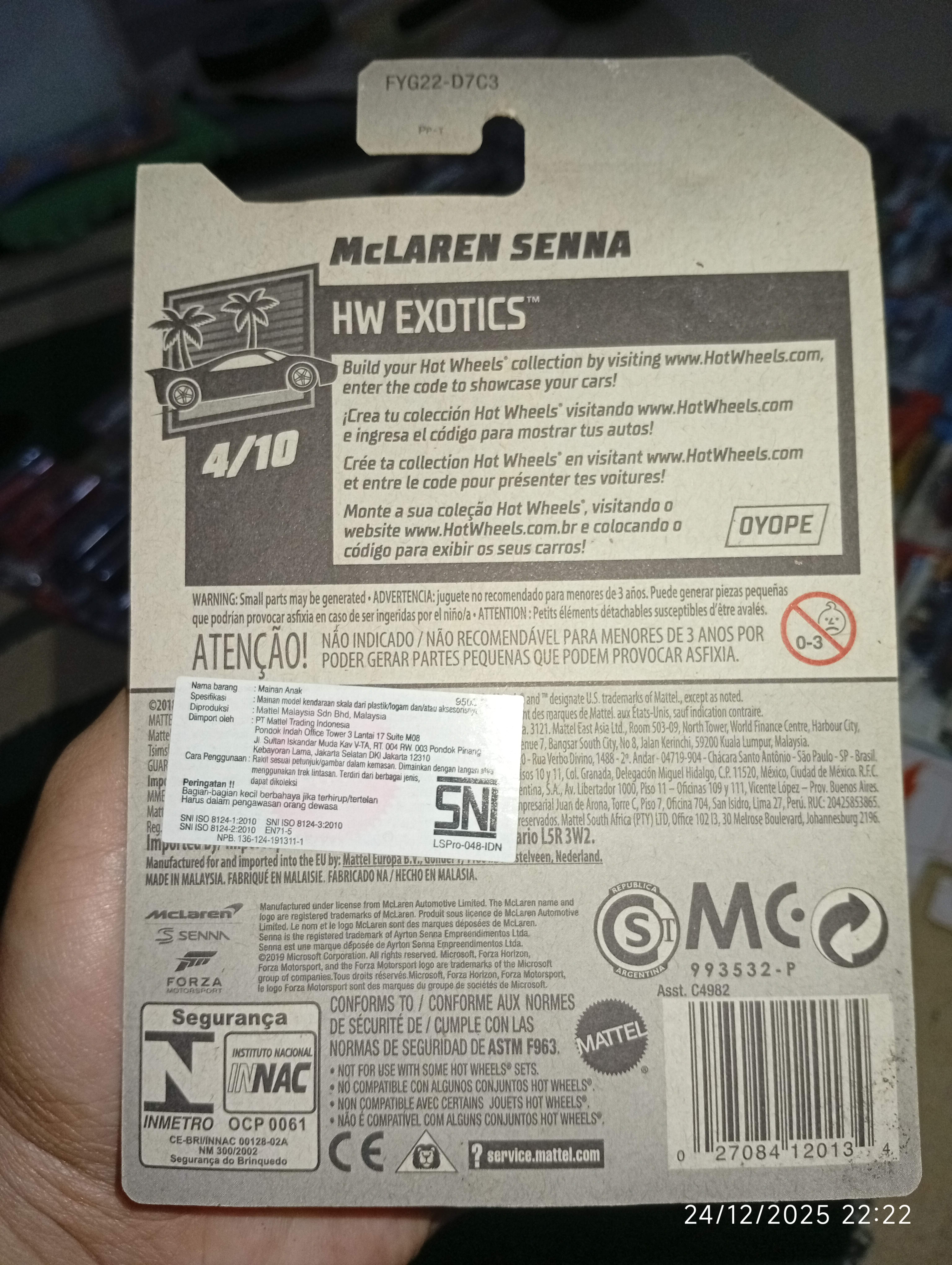 Hot Wheels McLaren Senna