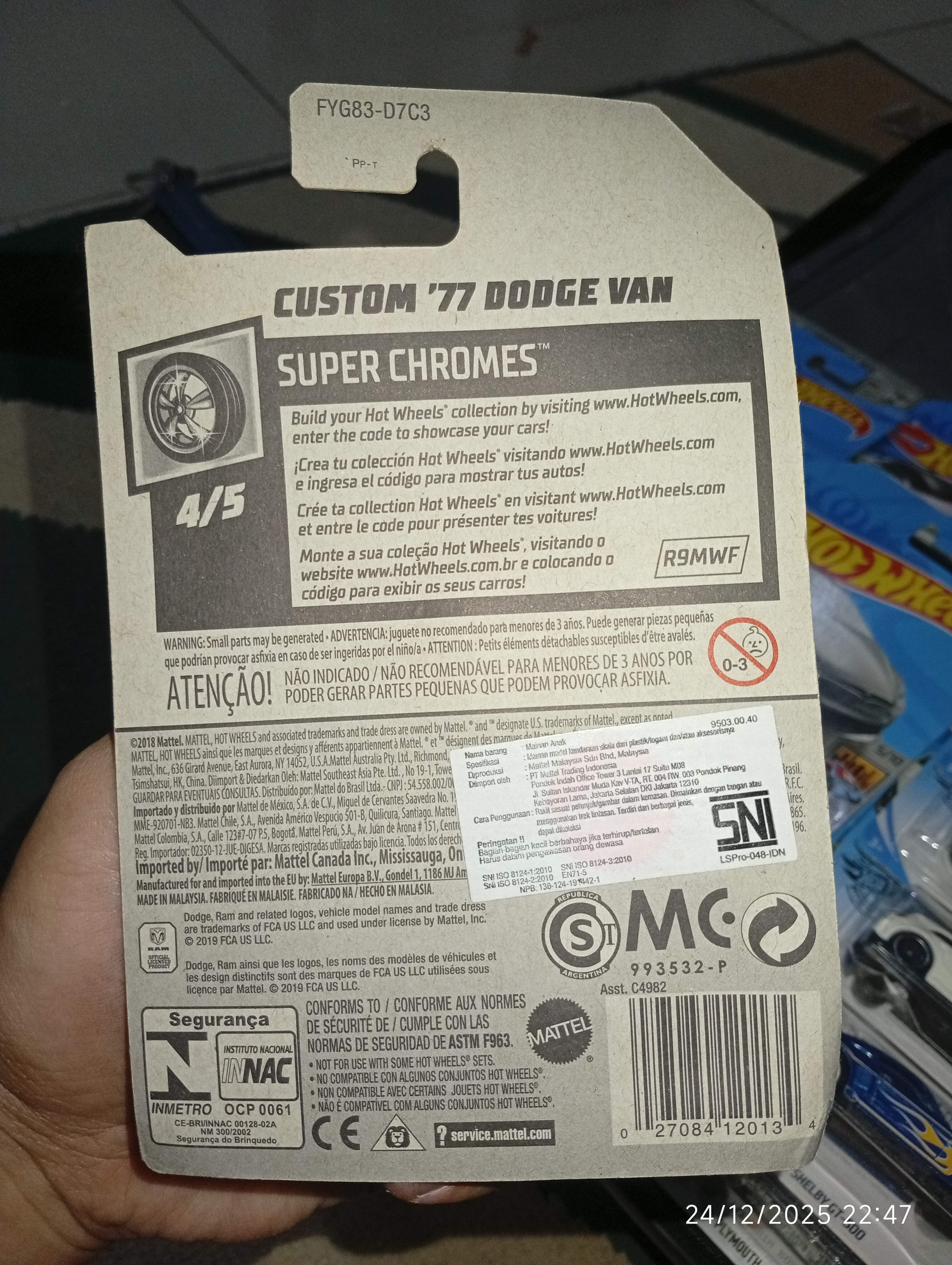 Hot Wheels Super Chromes Van