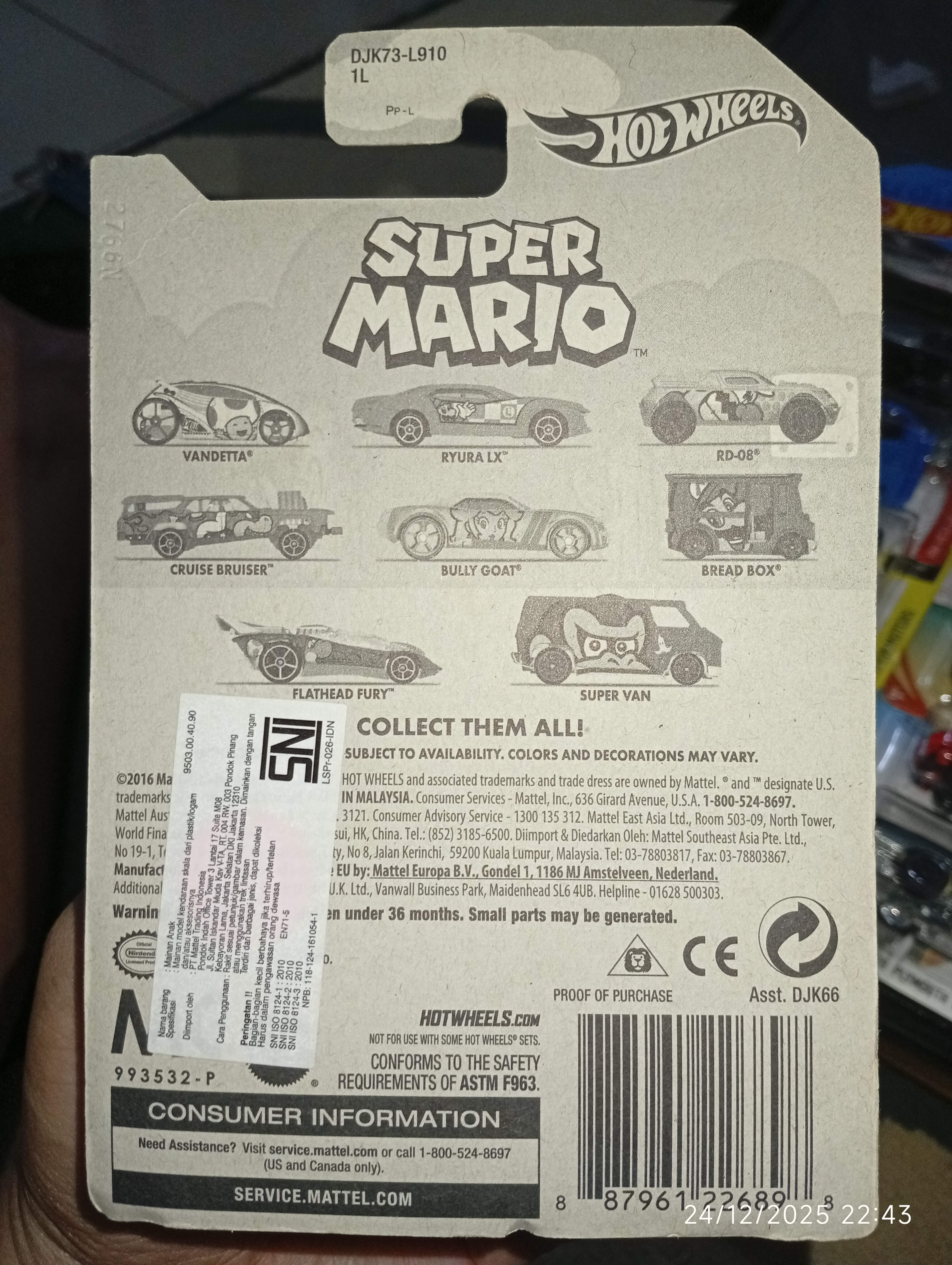 Hot Wheels Super Mario Bowser