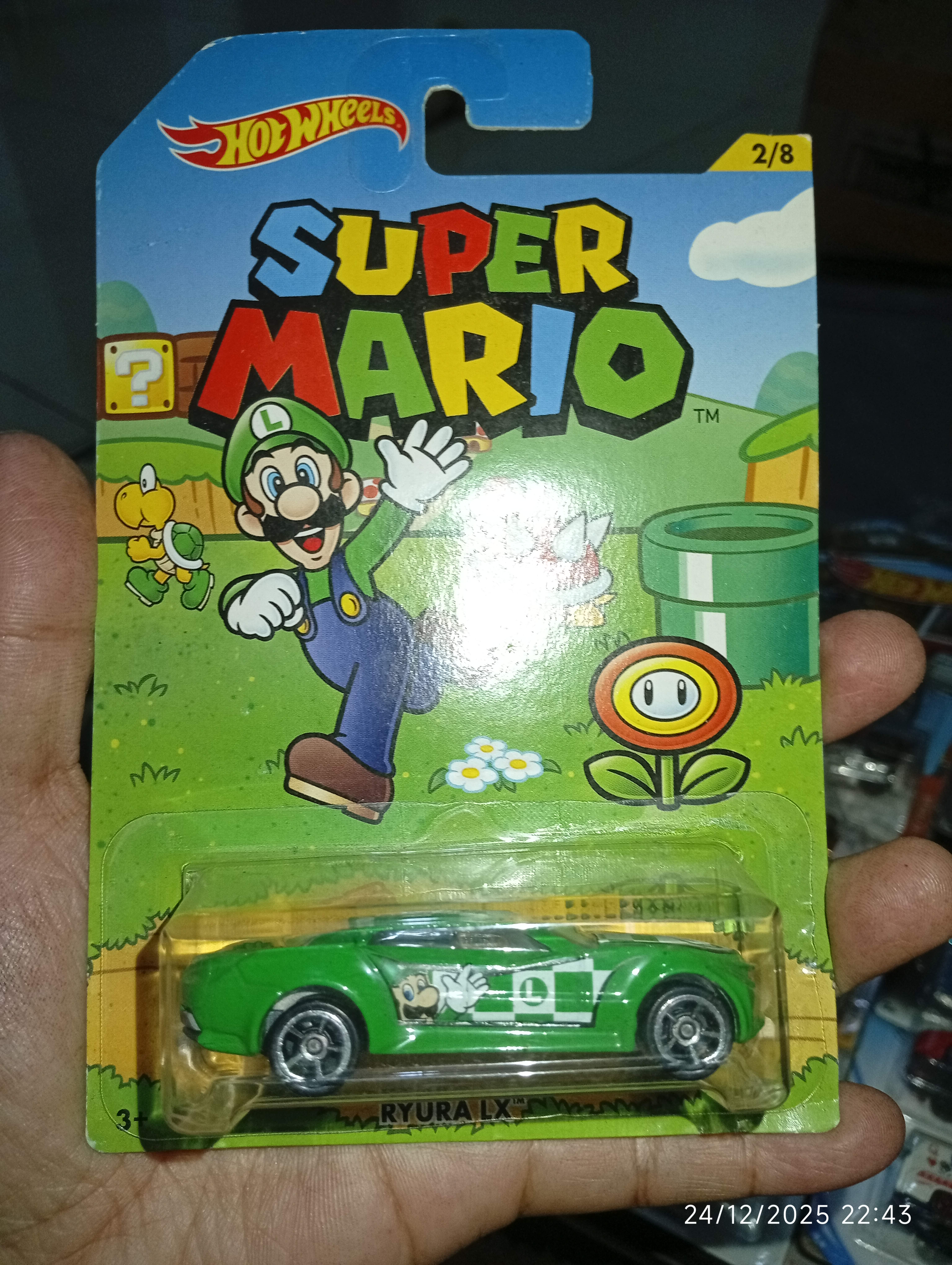 Hot Wheels Super Mario Luigi