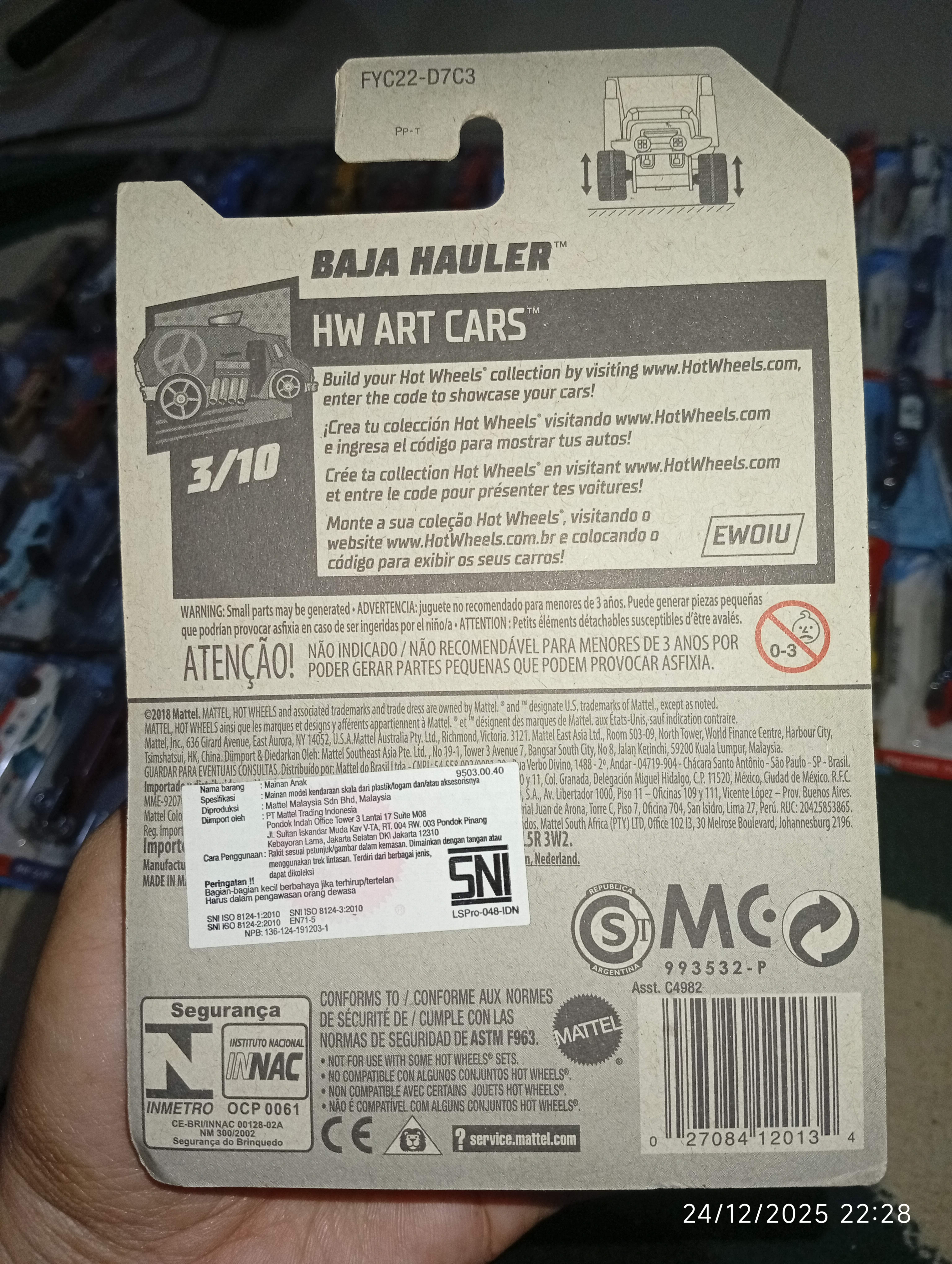 Hot Wheels Baja Hauler