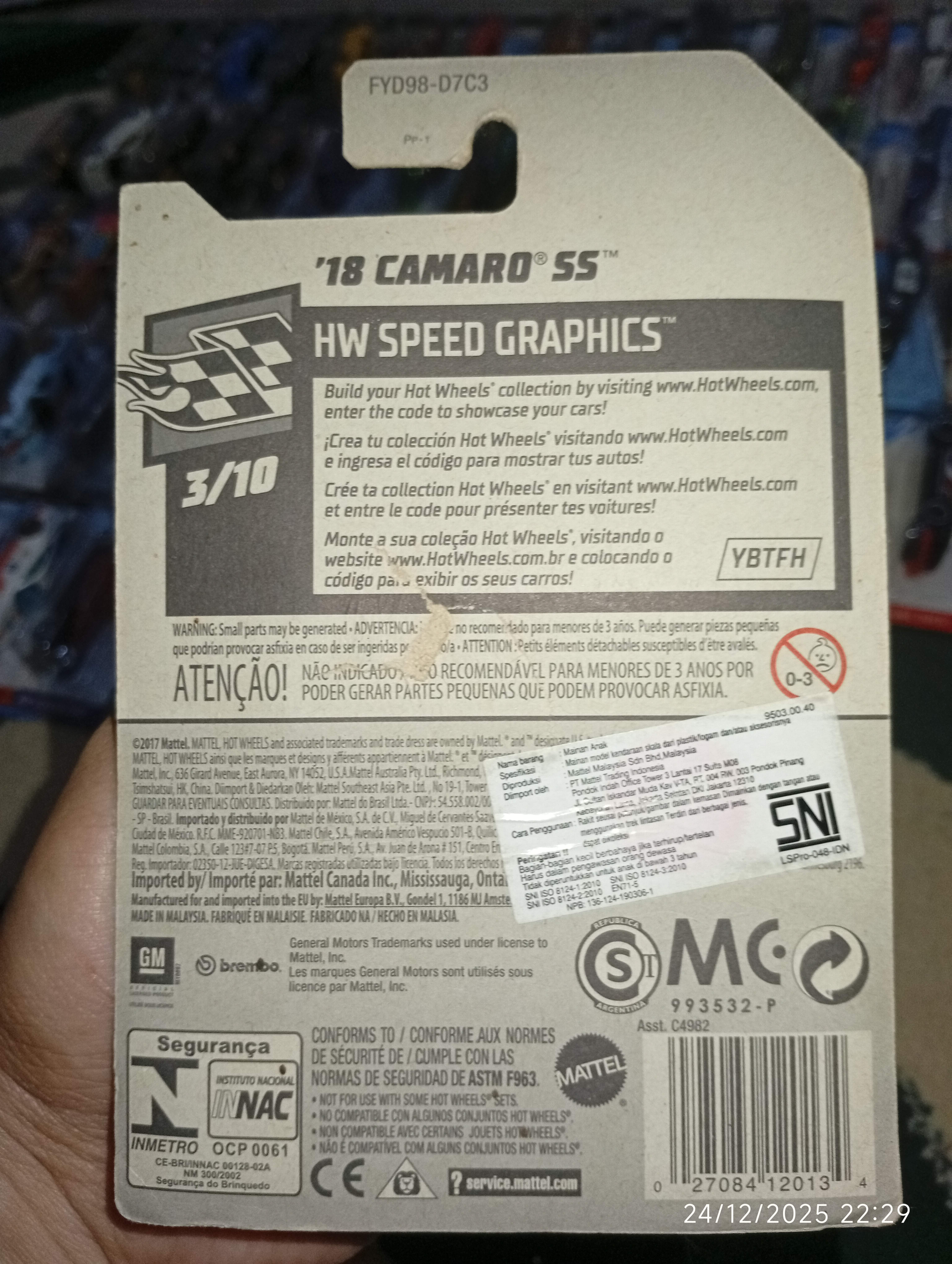 Hot Wheels Diecast Mobil