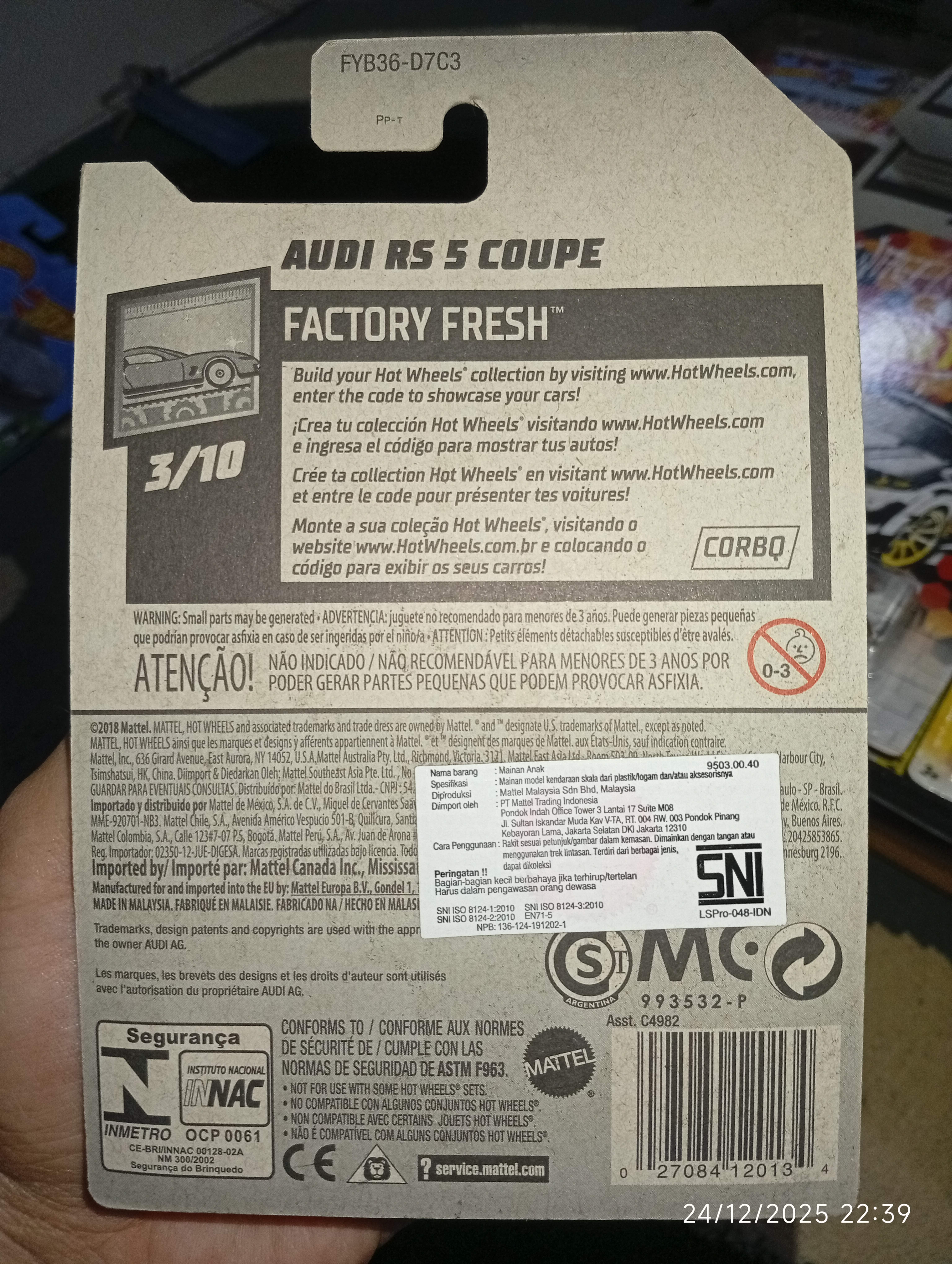 Hot Wheels Audi RS 5 Coupe