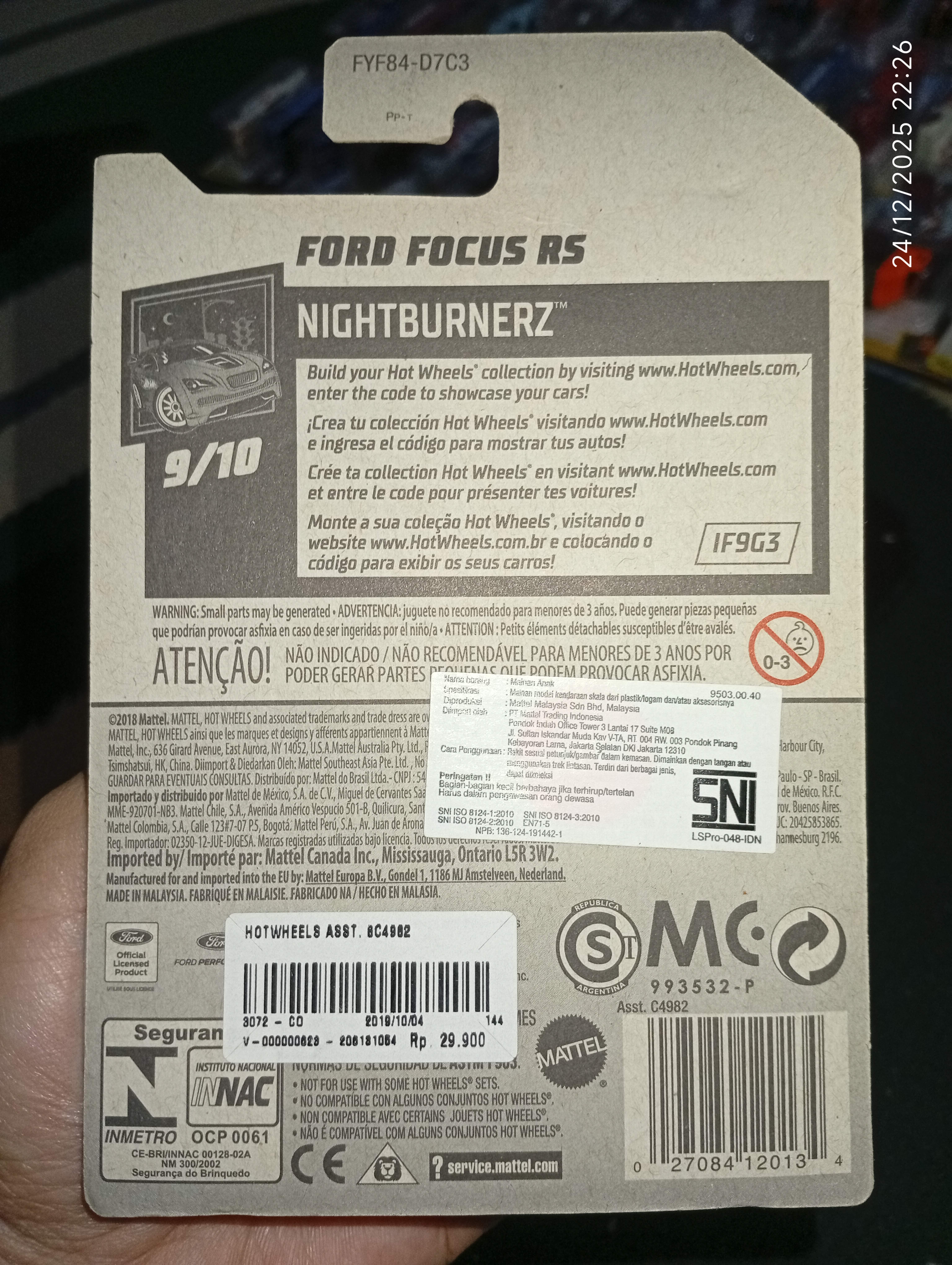 Hot Wheels Nightburnerz