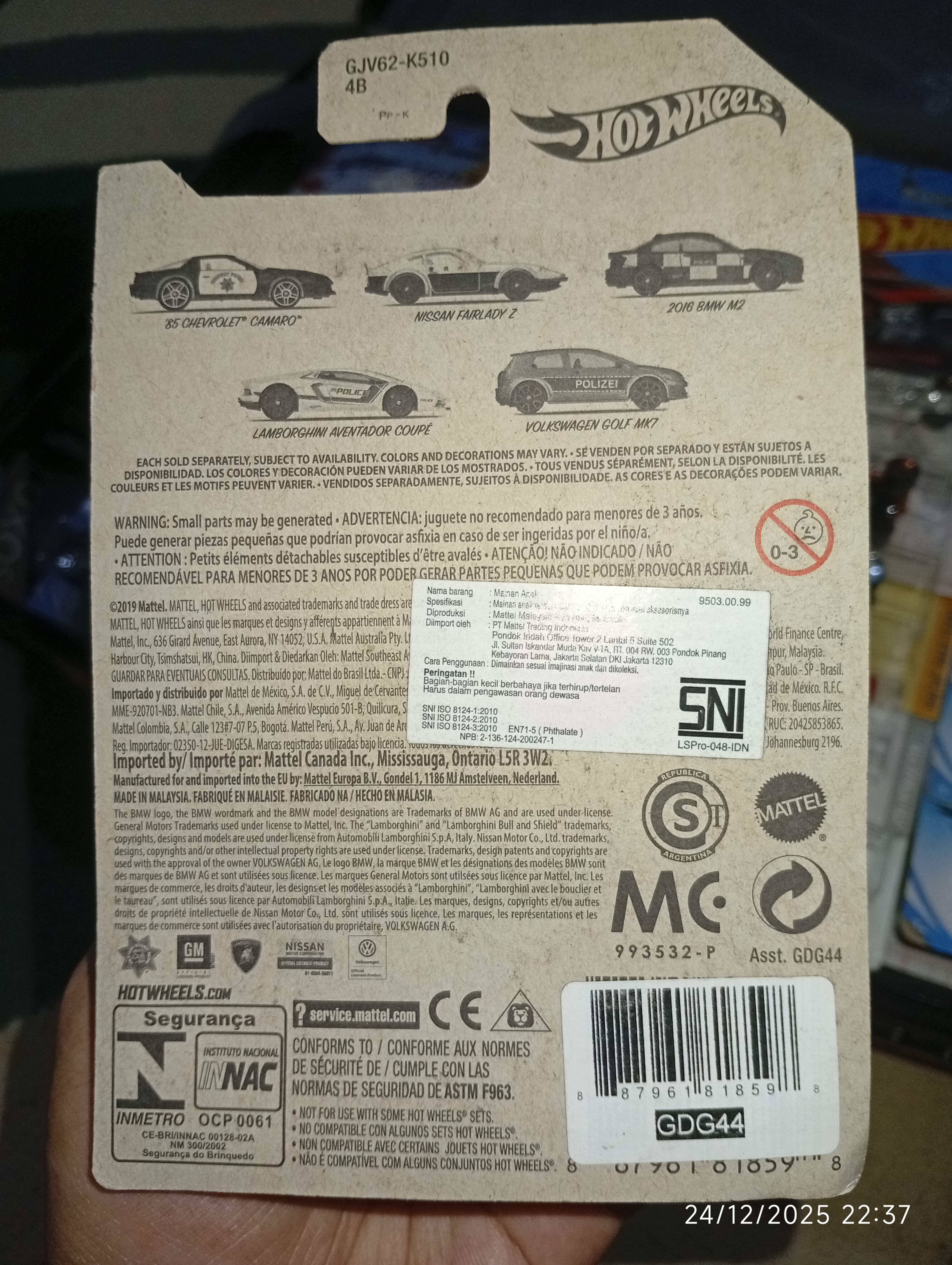 Hot Wheels Mobil Polisi