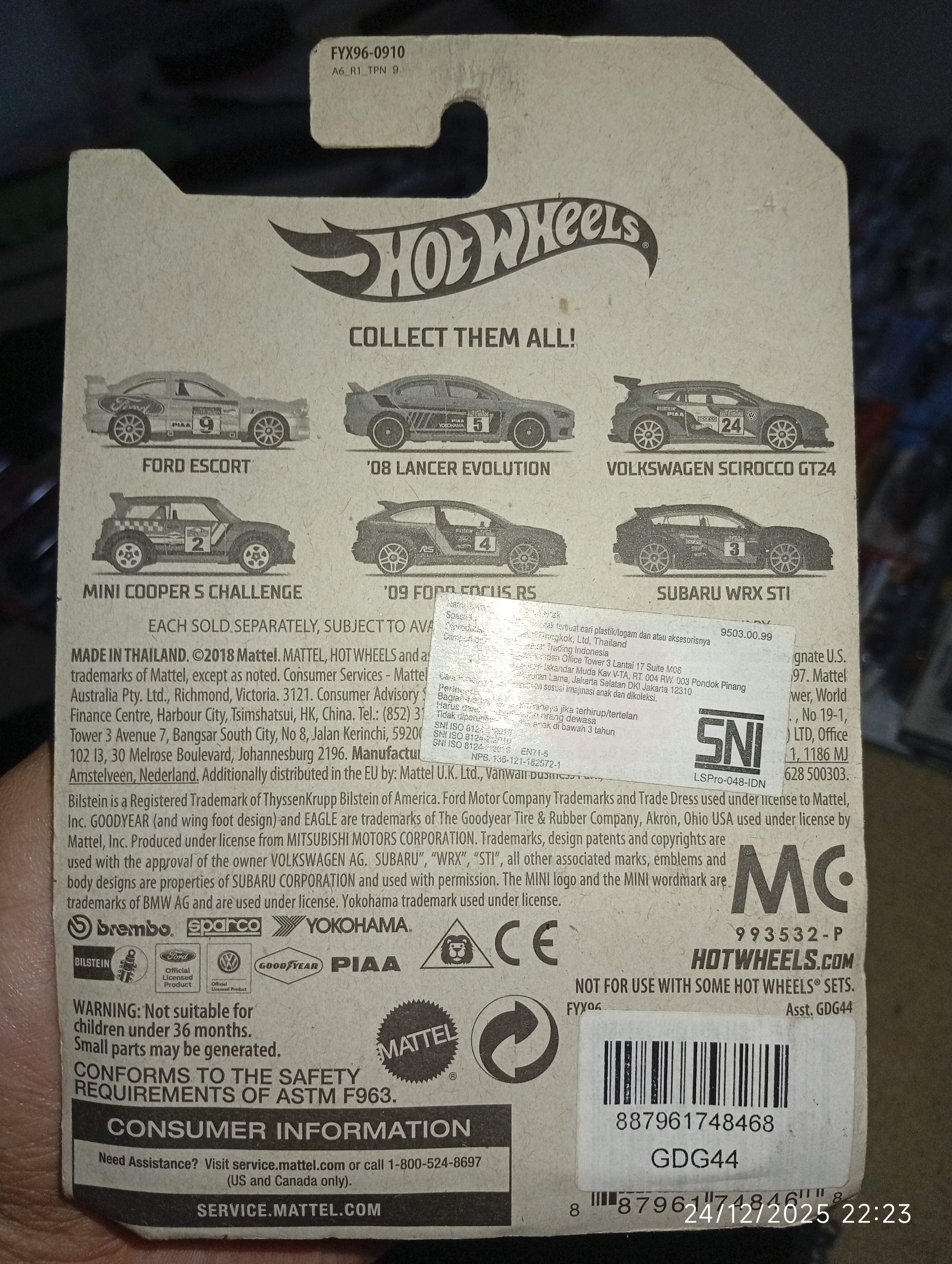 Hot Wheels Ford Escort Rally