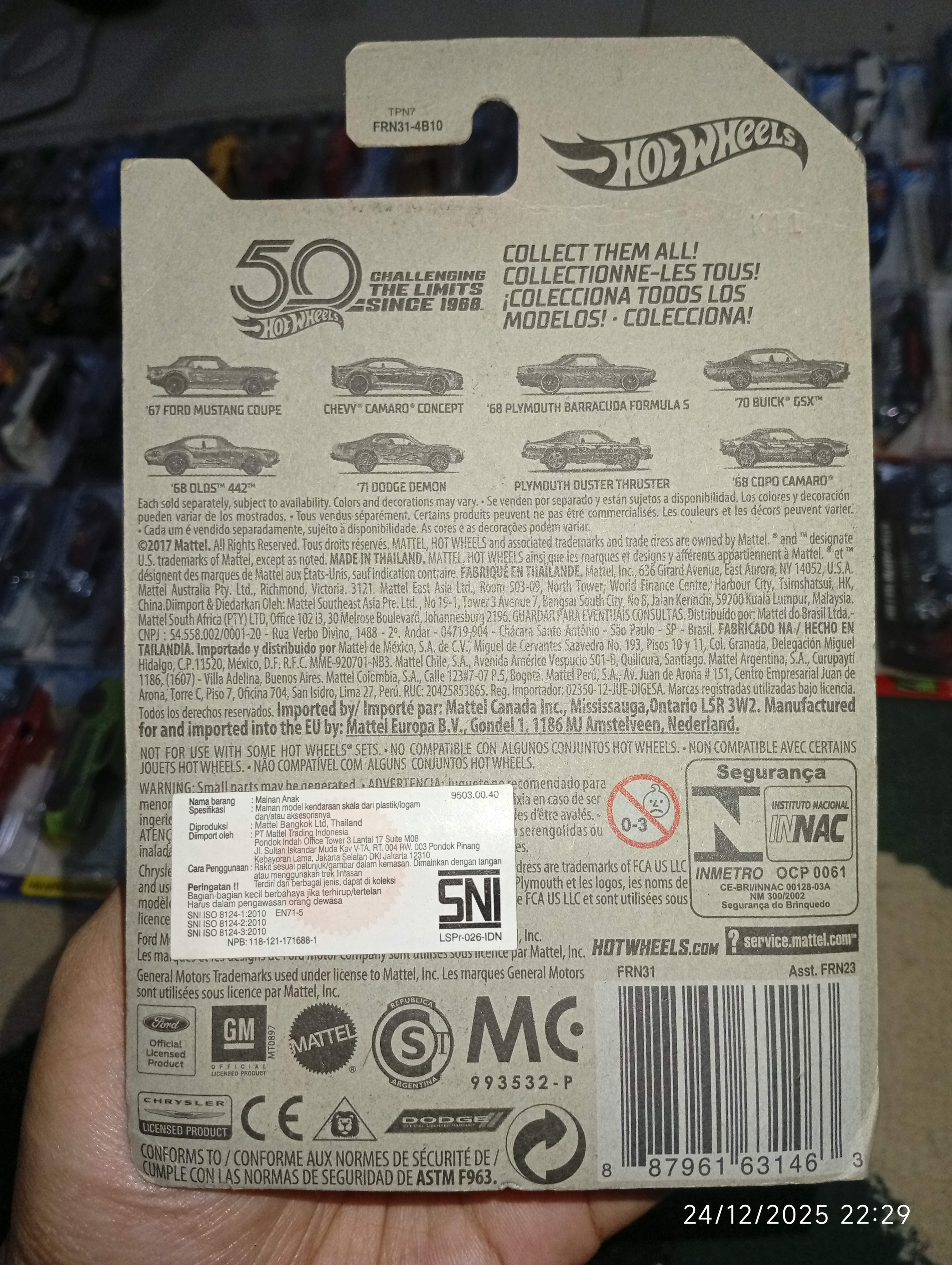 Hot Wheels ZAMAC 50th Anniversary