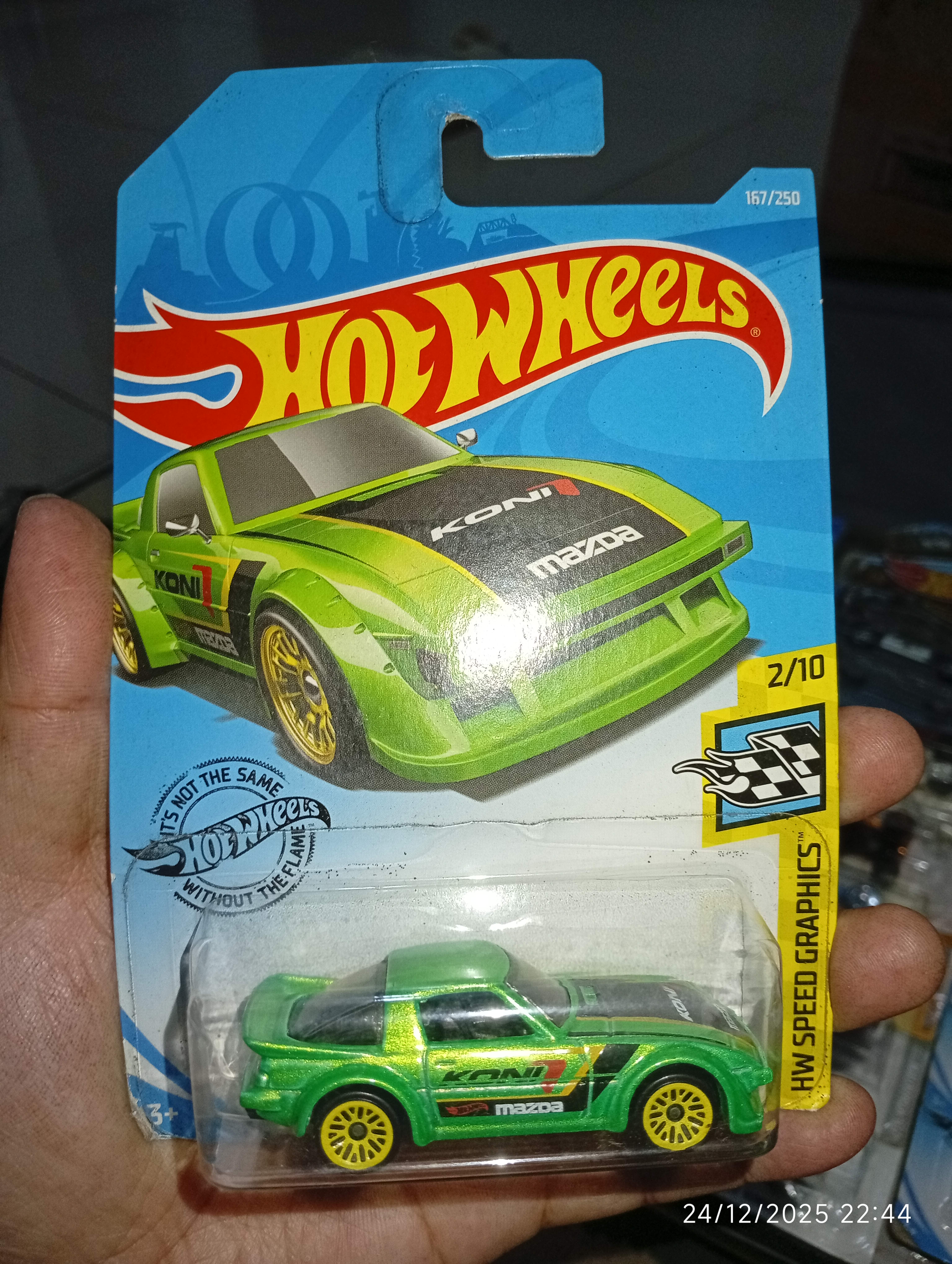 Hot Wheels Mazda RX-7 Hijau