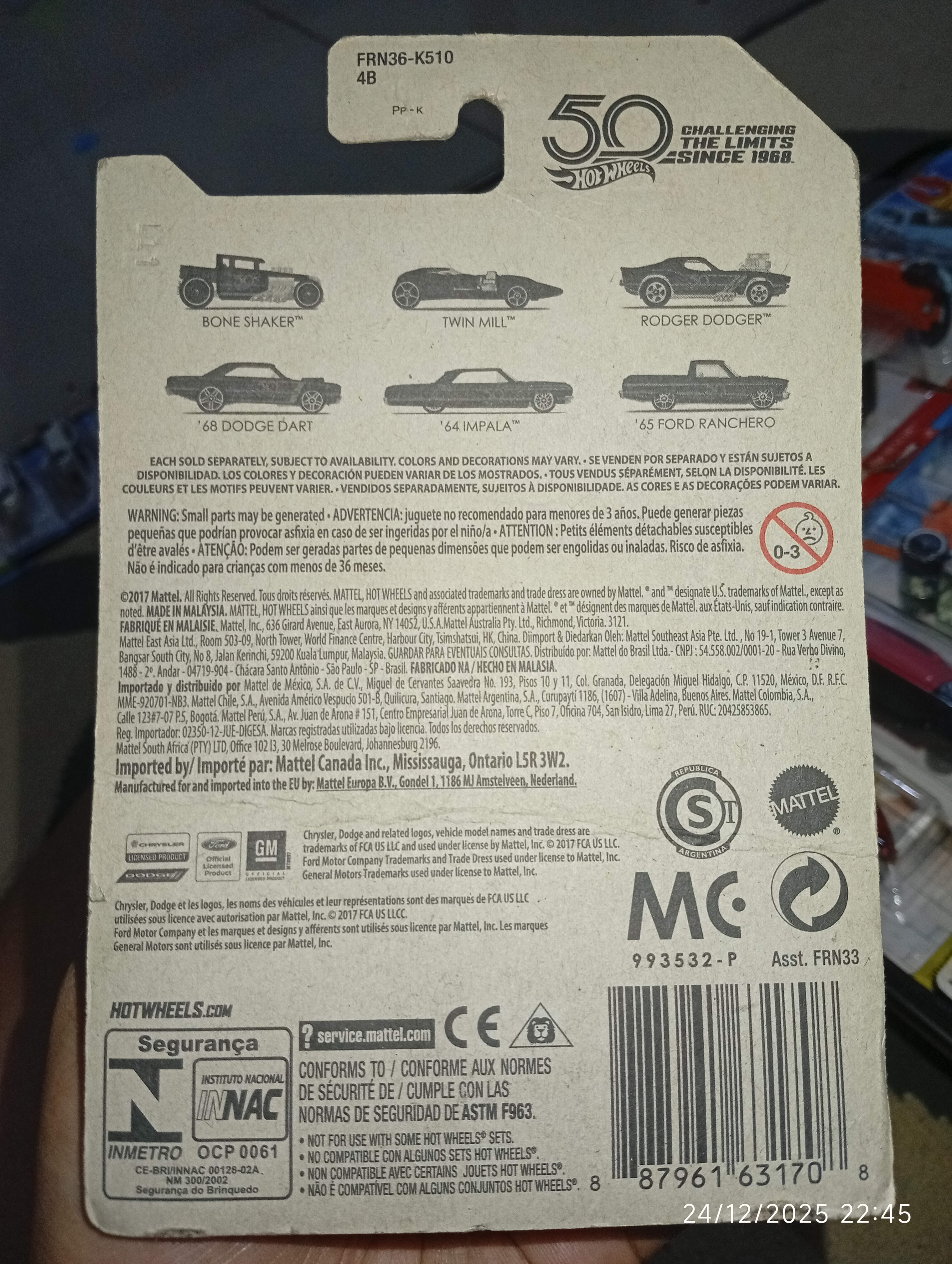 Hot Wheels 50th Anniversary Edition