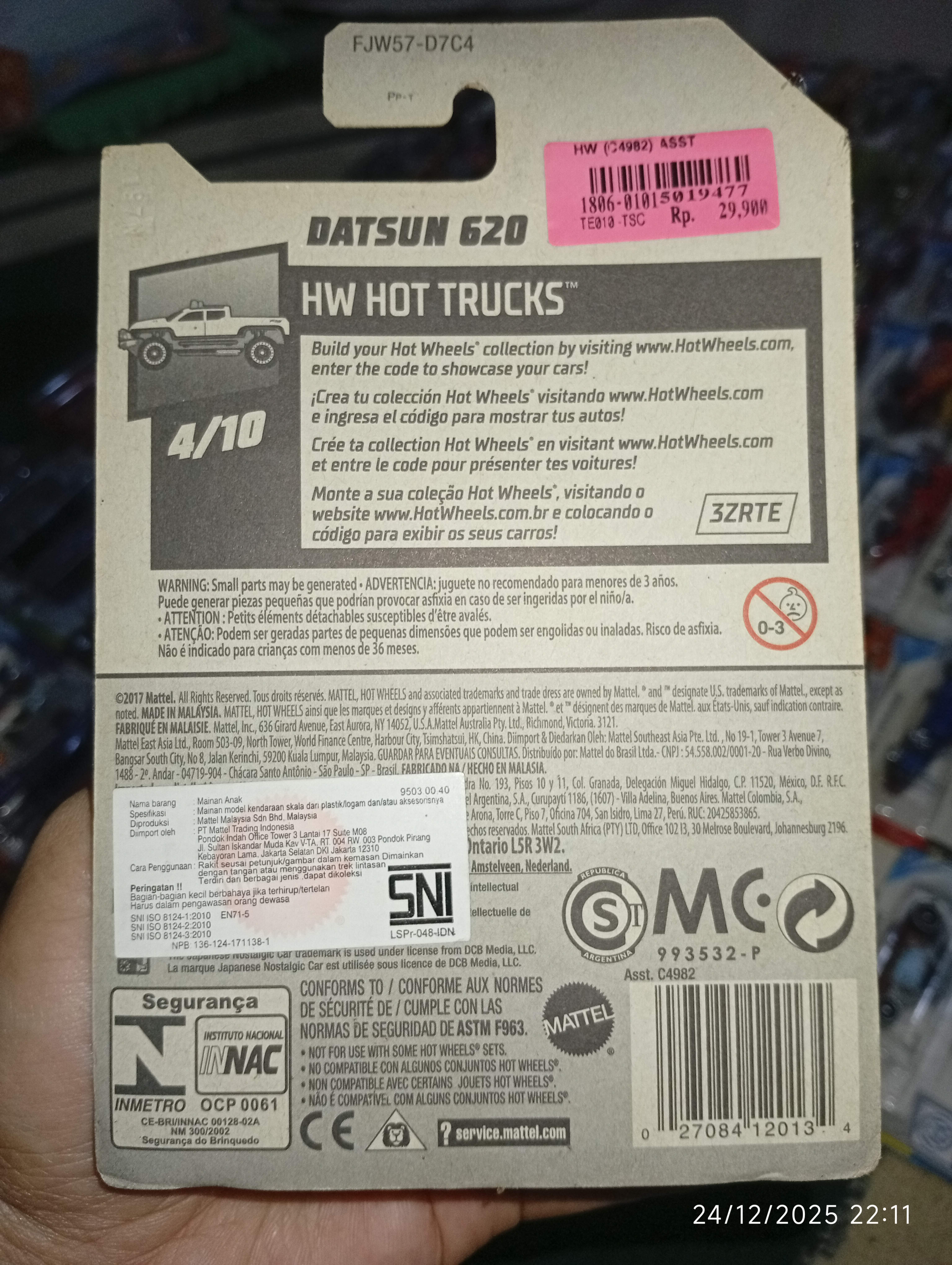 Hot Wheels Datsun Truck