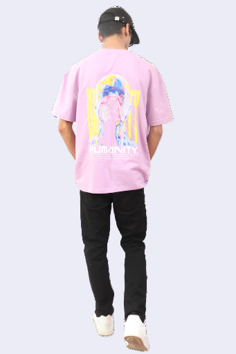 Lavender Humanity OverSized Tee
