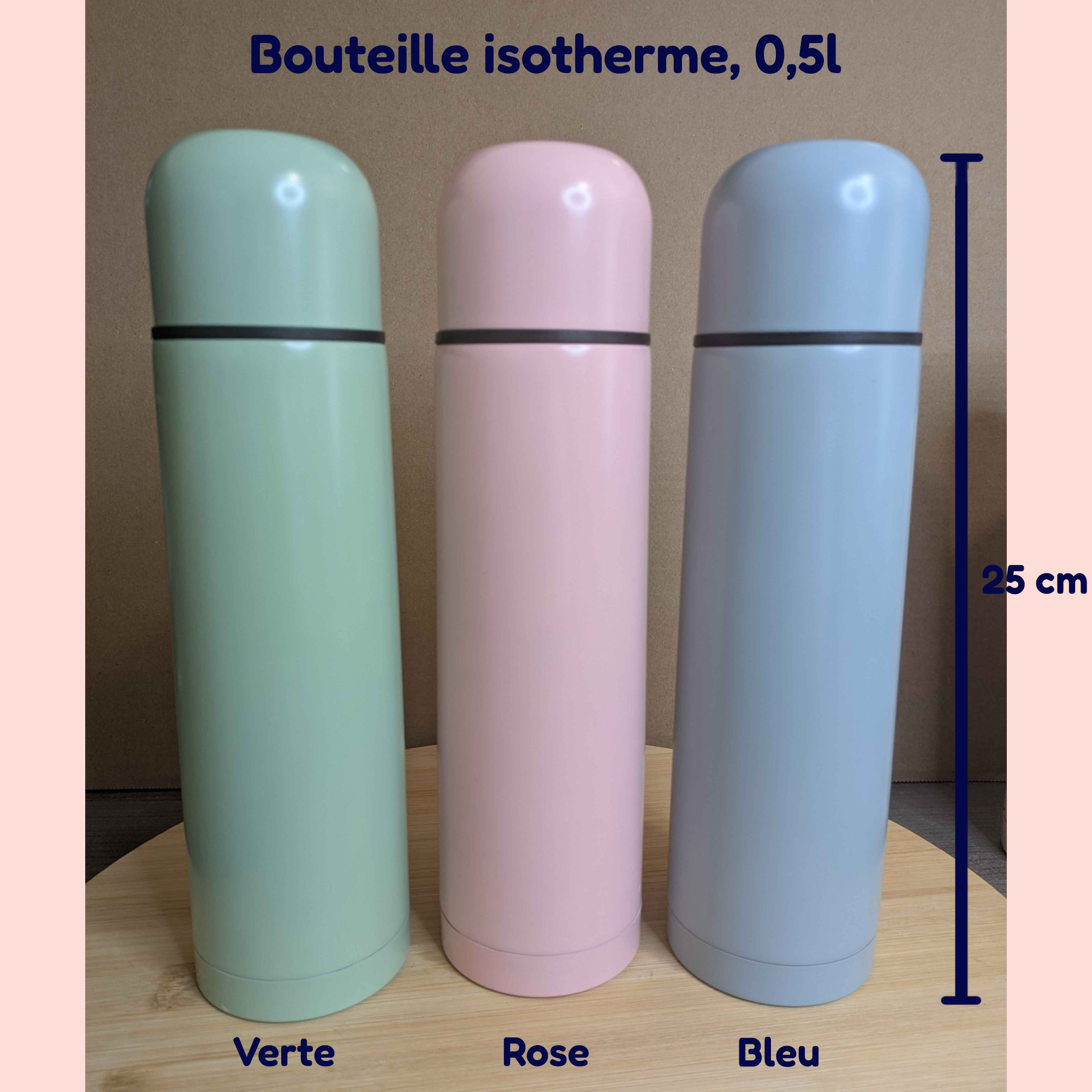 Bouteille isotherme 0,5L