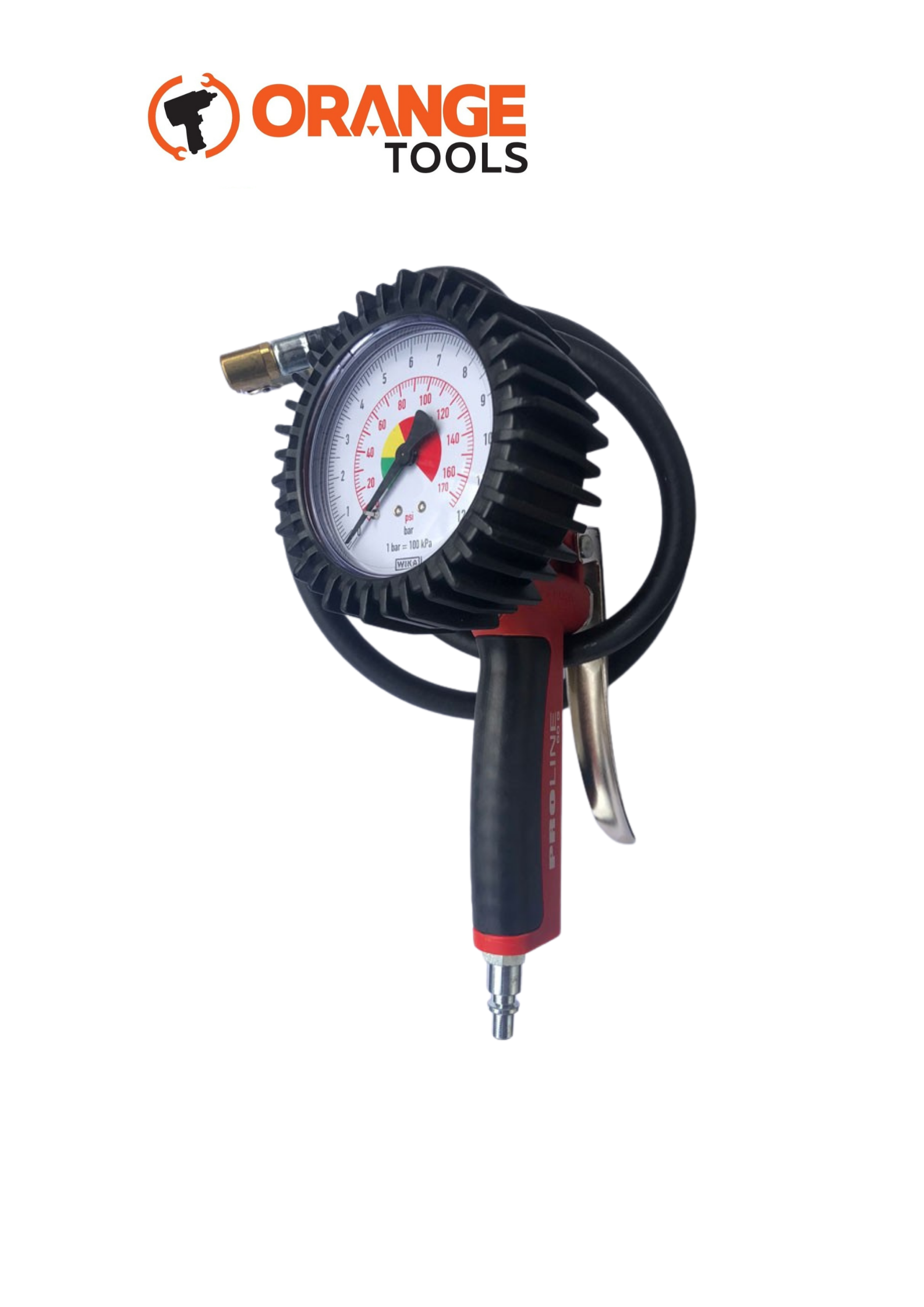 Orange Tools Bandenpomp met drukmeter