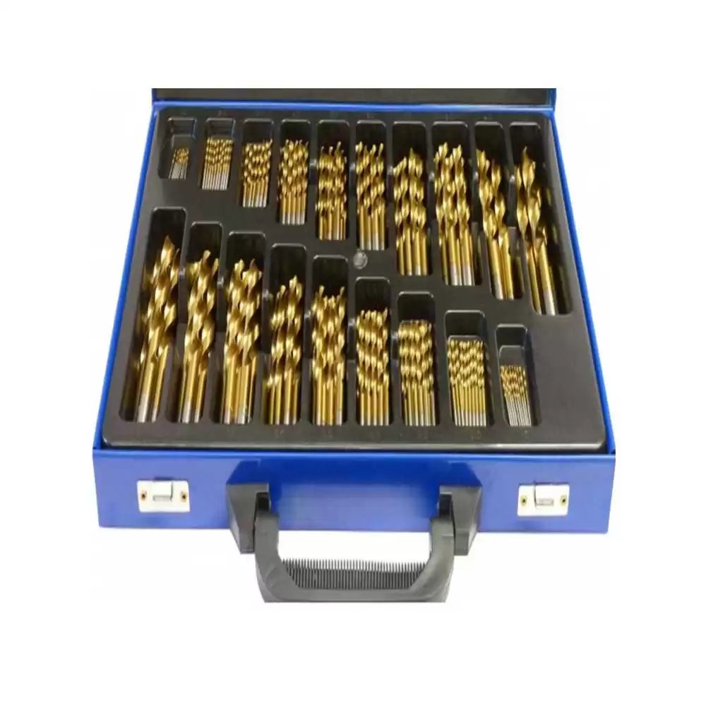 Titanium Borenset 170-delig HSS DIN 338