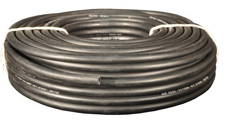 Rubber luchtslang 10x17mm, 20 Meter