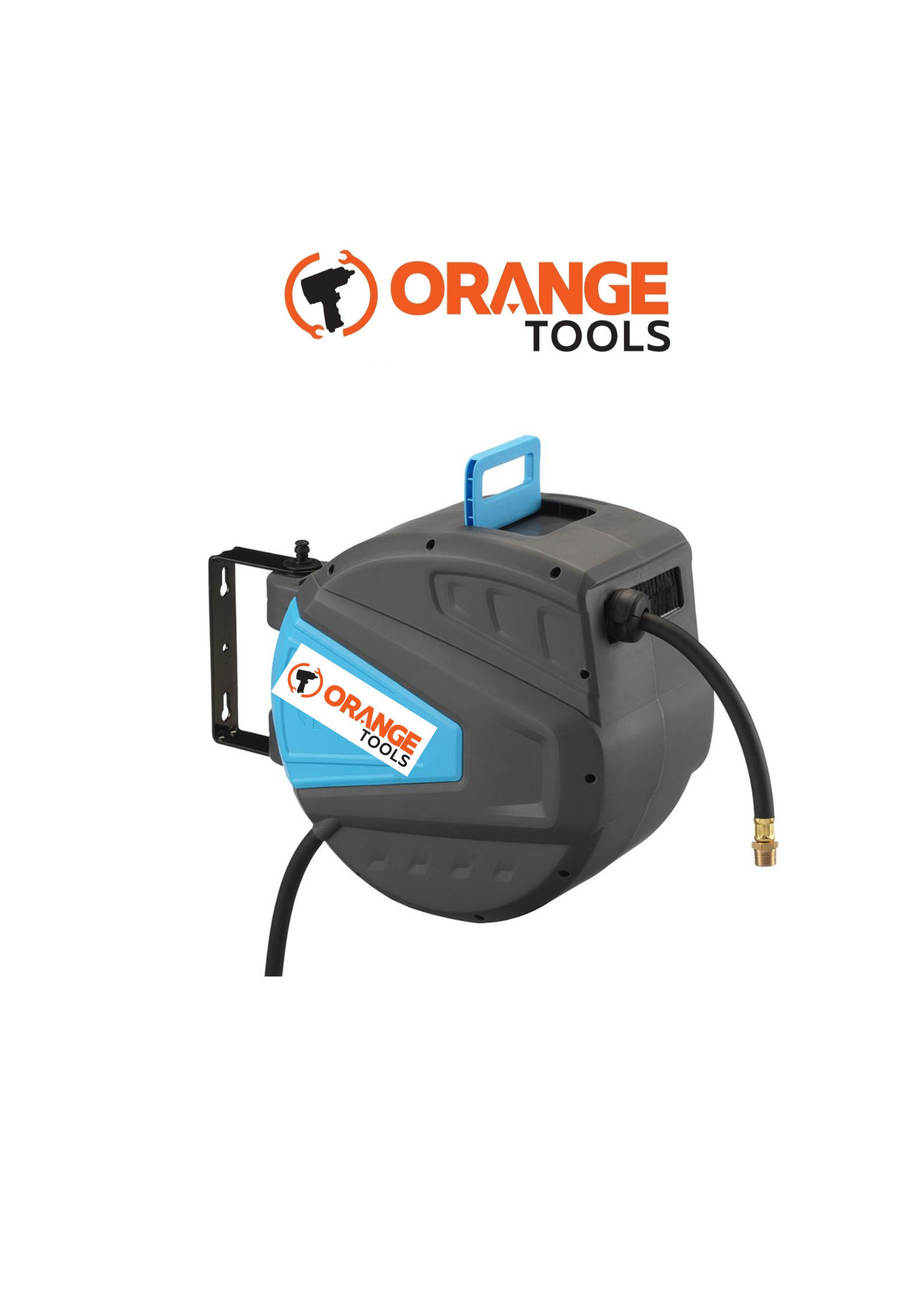 Luchthaspel 15 Meter met Automatisch Oprol Systeem