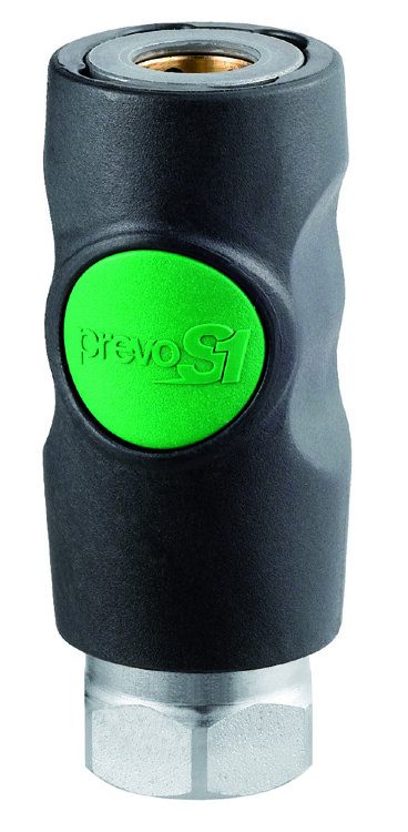 Veiligheidskoppeling 3/8" Binnendraad EURO Groen