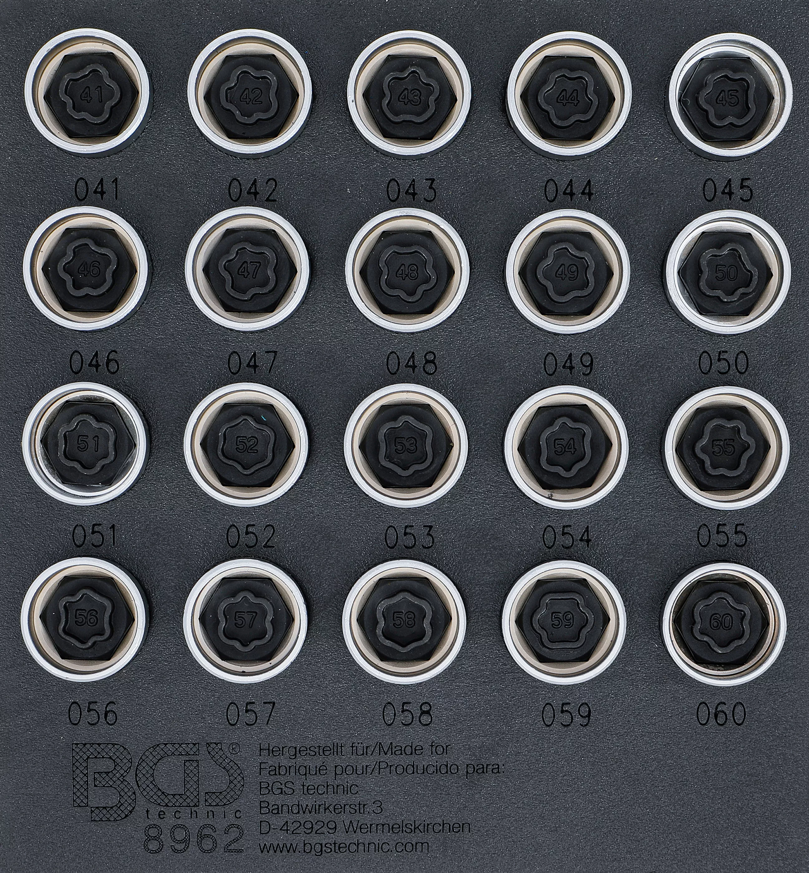 Velgenslot Demontageset voor BMW | 20-delig