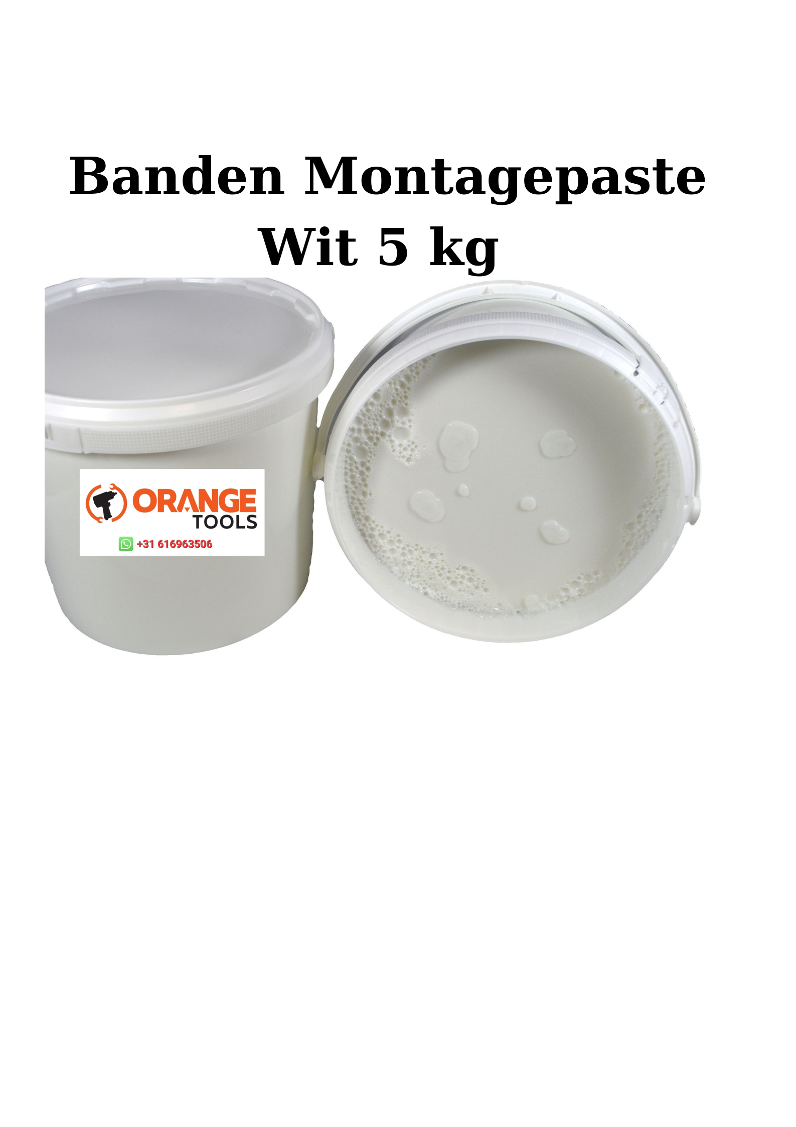 Bandenmontagepasta 5Kg Wit