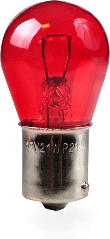 12V 21W BAU15s | Rood | 10 stuks