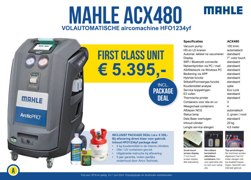 Mahle ACX 480 HFO1234YF