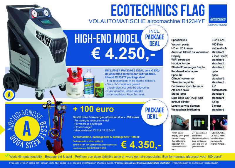 Ecotechnics FLAG - HFO1234YF
