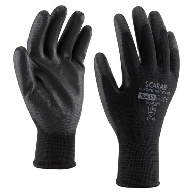 PU Safety Work Gloves | Verpakt per set van 12 stuks