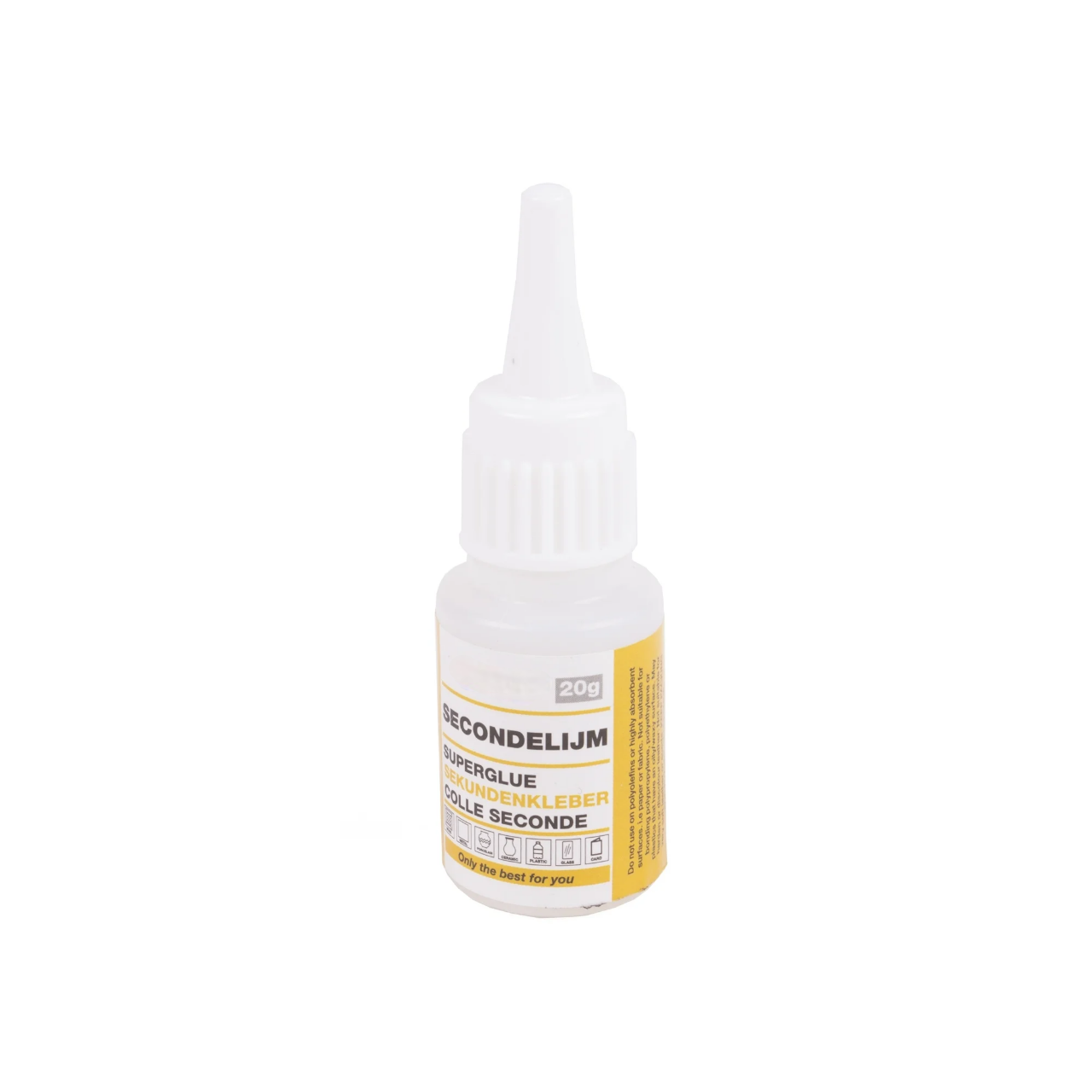 Secondelijm 20 gram - Cyanoacrylaat - Flacon