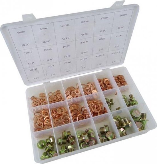 Carterplug & Koperring | 534-delig