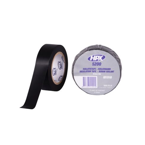 HPX PVC Isolatietape 19mm x 10mtr Zwart