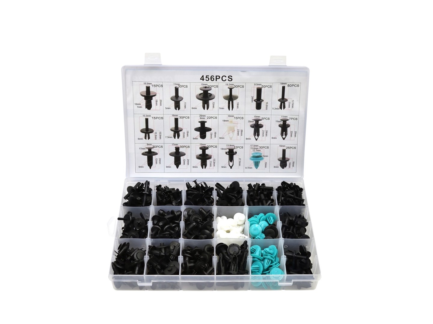 Interieur / BekledingClip Set | 456 Delig | Universeel