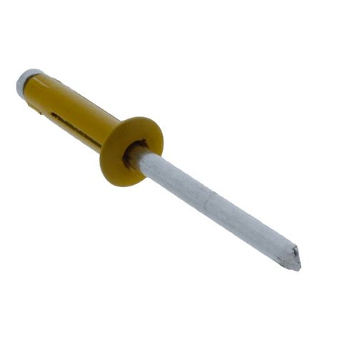 Kenteken popnagels Geel 4,8 x 20mm | 100 stuks