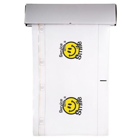 Carrosserie Beschermfolie 70x110cm 50 stuks in Dispencer.