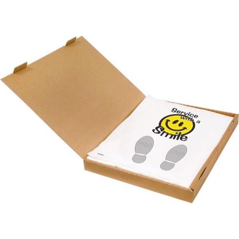 Vloerbeschermer 40cm x 50cm 70gr | Doos 500st