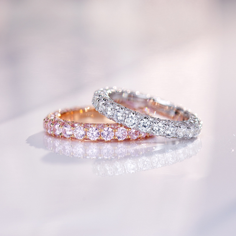 Cubic Zirconia Eternity Ring
