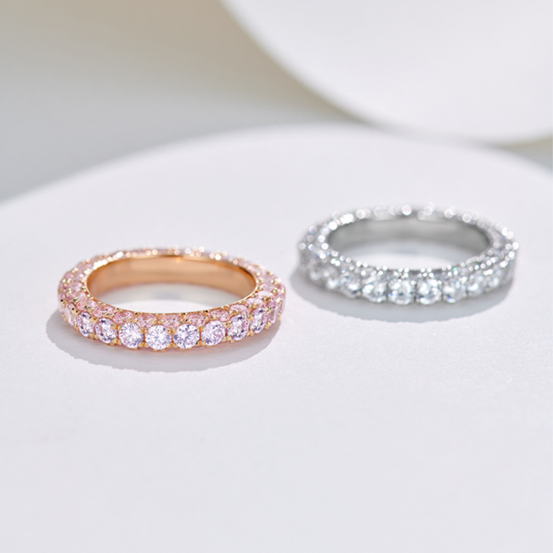 Cubic Zirconia Eternity Ring
