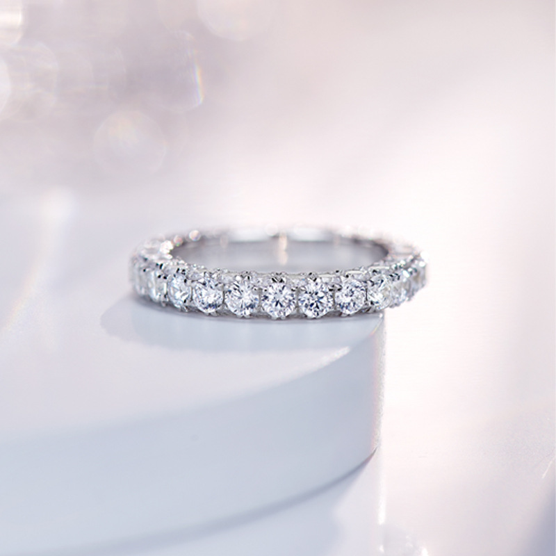 Cubic Zirconia Eternity Ring