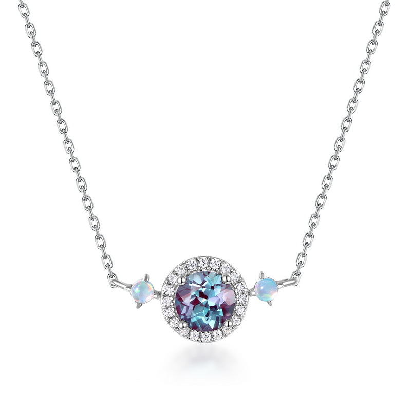 Pendant Necklace with Gemstone