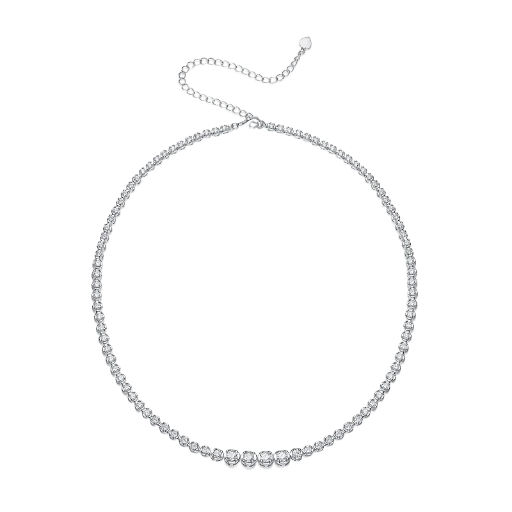 Moissanite Tennis Necklace