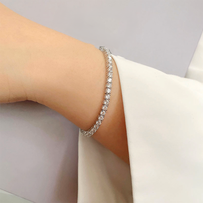 Moissanite Tennis Bracelet