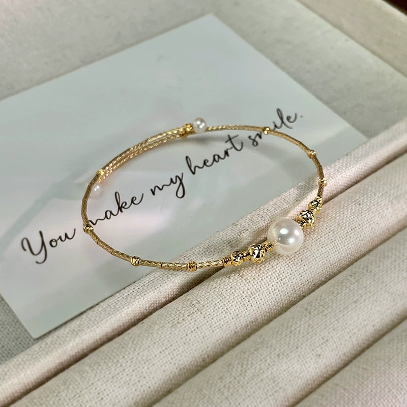 Seraphine Pearl Wire Bracelet