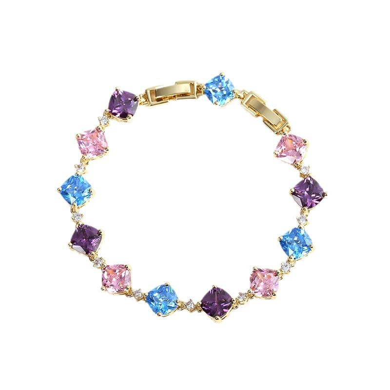 Multi-Gemstone Elegance Bracelet