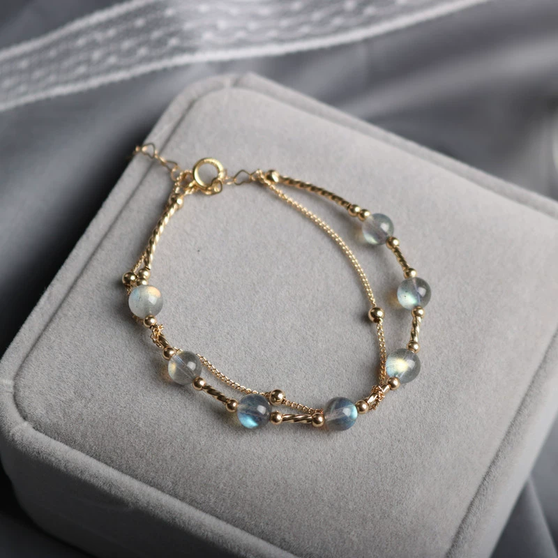 Moonstone Double Bracelet