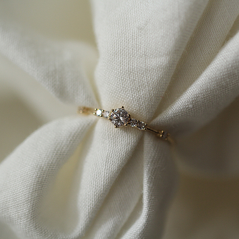 Celestia Grace – 14K Gold Ring