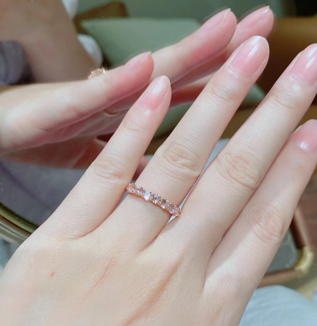 Celestia Rosé Blush Eternity Ring