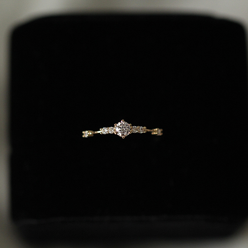 Celestia Grace – 14K Gold Ring