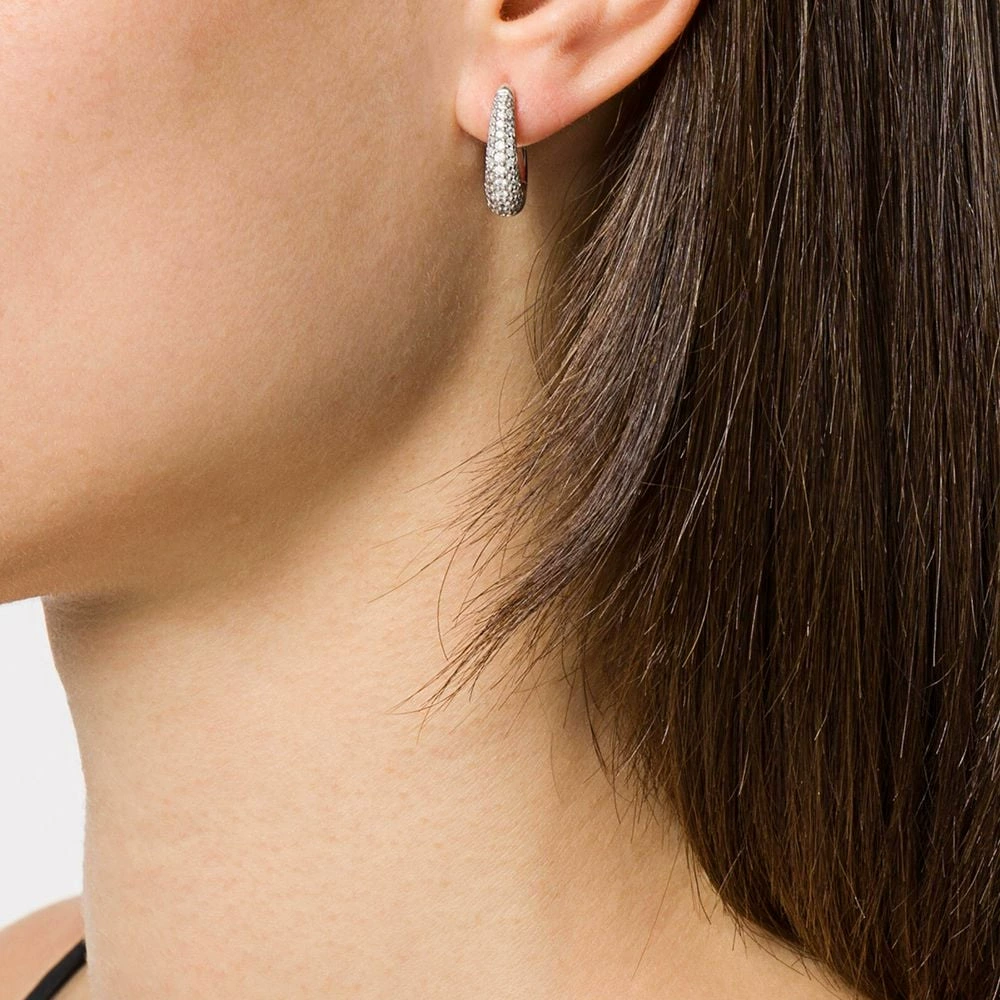 Mirella – Zircon Glow Huggie Earrings