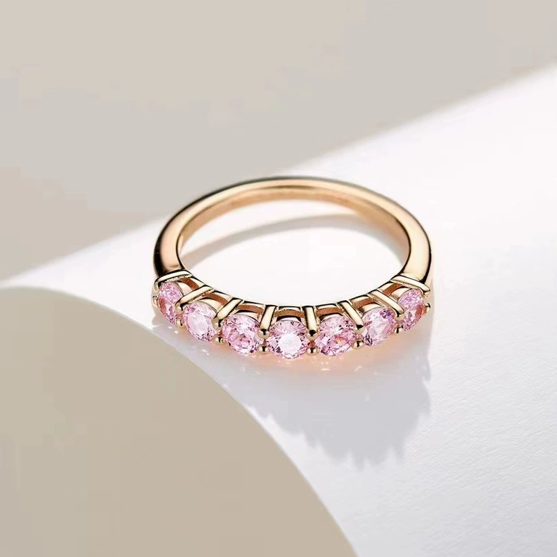 Celestia Rosé Blush Eternity Ring