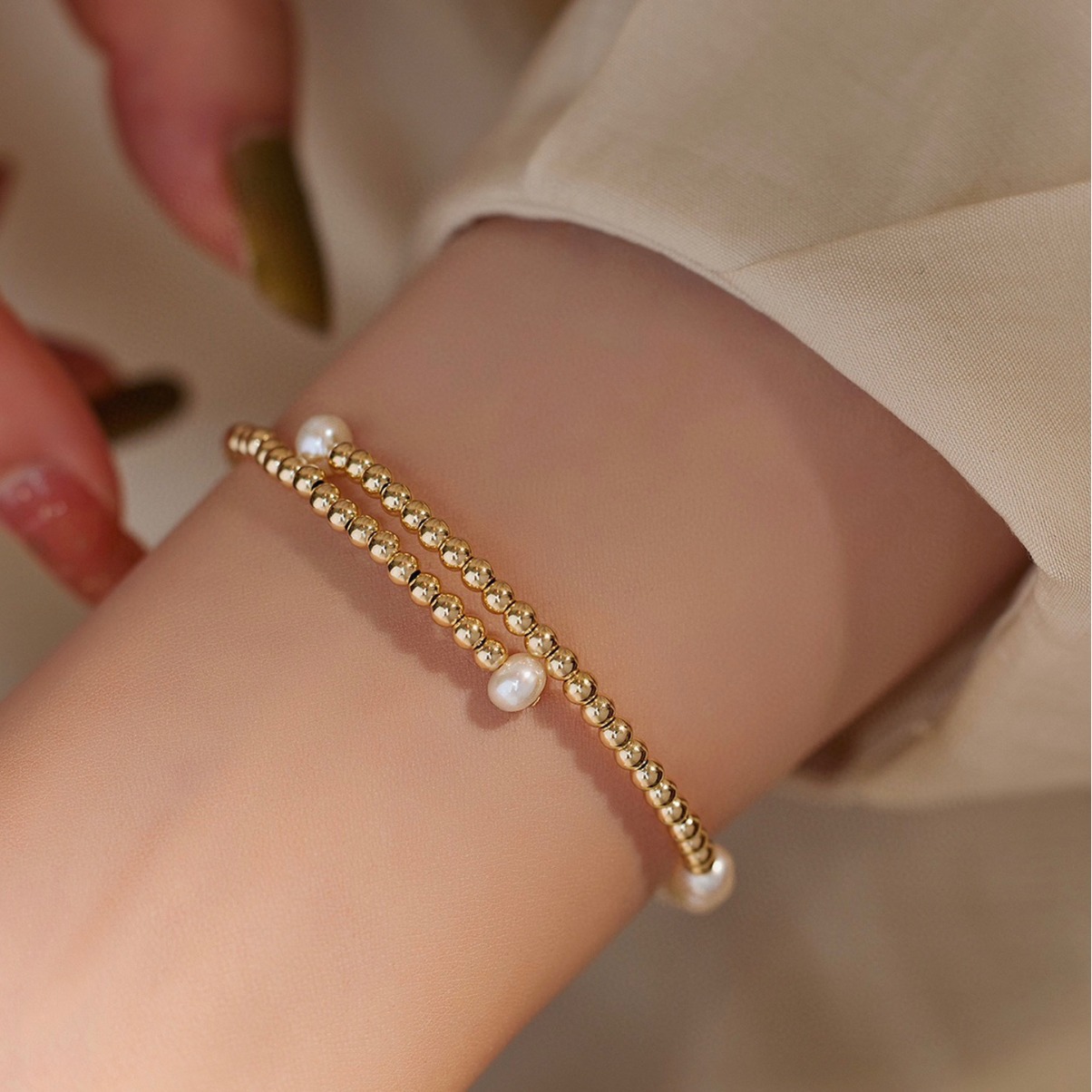 Aurora Pearl Harmony Bracelet