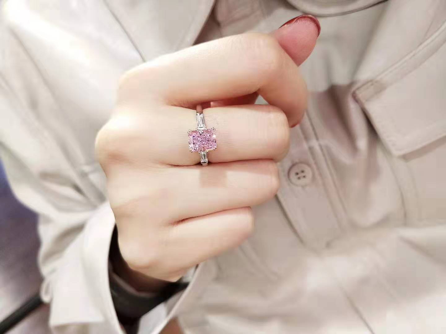 Radiance – Pink Simulated Diamond Ring